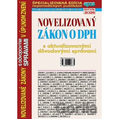 Novelizovaný zákon o DPH 1/2026