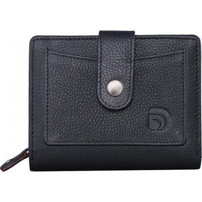 Delis Дамски портфейл Delis, Nolita PT1231, естествена кожа, черен (PT1231)