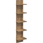 vidaXL Стенен рафт Дъб артизан 22 x 15 x 100 см Инженерна дървесина (8012434)