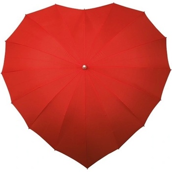 Dáždnik srdce červený