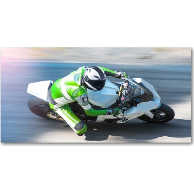 Foto obraz sklo tvrzené motorkársky závod 100x50 cm