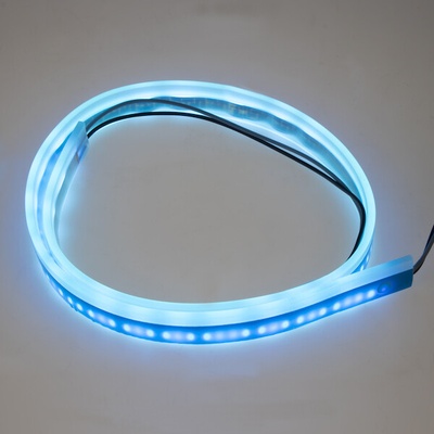 LED silikonový extra plochý pásek ledově modrý 12 V, 60 cm, LFT60SLIMICEBLU