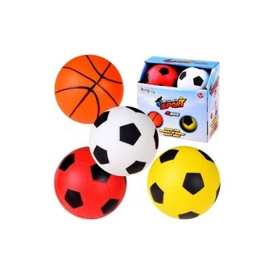 Sada 4 ks pěnových míčů 10 cm