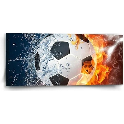 Sablio Obraz Fotbalový míč - 110x50 cm