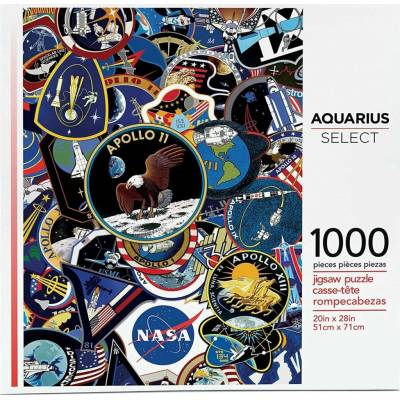 Nasa AQUARIUS : Nášivky misí 1000 dílků