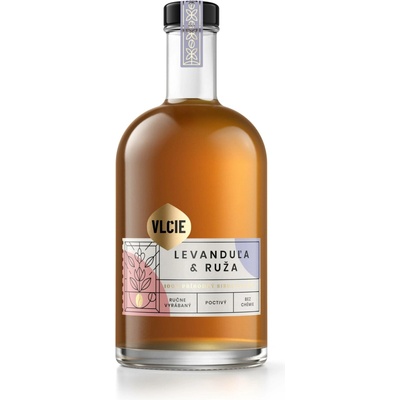 Vlčí Sirup do kávy Levandule Růže 0,5 l