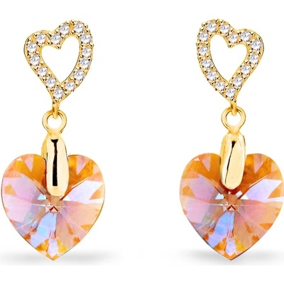 Spark zlaté se Swarovski Elements Amore KCSG622810LCTSH Light Colorado Topaz Shimmer