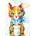 Magnolia - Puzzle Colorful Cat - 1 000 piese