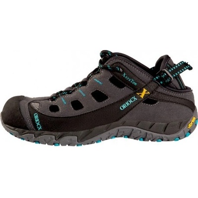 OriocX Herce gris pánské kožené outdoorové sandály