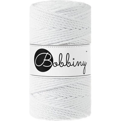 Bobbiny 3PLY Macramé Rope 3 mm 100 m White юта (TS-E006)
