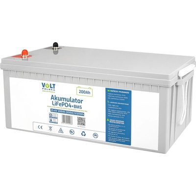 VOLT POLSKA LiFePO4 25,6V 200Ah 200A + BMS