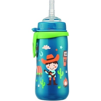 NIP hrnček so slamkou chlapec 330ml