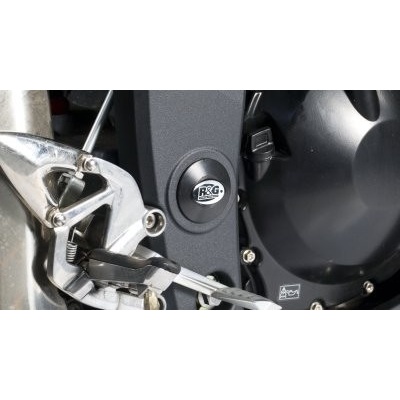 Zátka do rámu, pravá, Triumph Speed Triple '05-'08 / Sprint ST / GT '10, černá