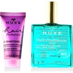 NUXE Huile Prodigieuse Néroli Multi-Purpose Dry Oil 100 ml + Hair Prodigieux HighShine Shampoo 30 ml