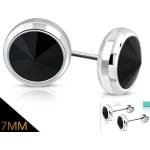 Talitha Обеци с черен цирконий - talitha-jewelry - 18,99 лв