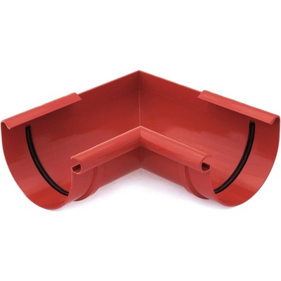 Bryza PVC Vnútorný roh 100 mm červený