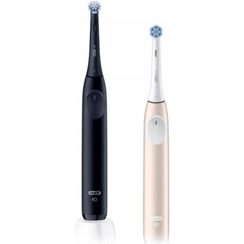 Image 1 of Oral-B iO Series 2 Duo Night Black & Calm Pink Xmas set
