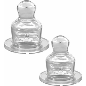 NIP Силиконови биберони NIP - Anti-colic vent, flow S, 6 м+, 2 броя (4000821330030) - baby
