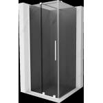 Mexen Velar плъзгаща се душ кабина 120 x 120 cm, графит, бяла - 871-120-120-41-20 (871-120-120-41-20)