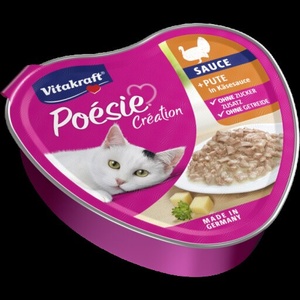 Vitakraft Poesie консерва за котки пуешко в сос от сирена хапки в сос 85gr