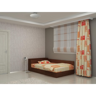 DST Легло за матрак 120/190 Prista-dst, венге