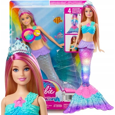 Barbie MOŘSKÁ PANNA MALIBU/BROOKLYN 2 panna Malibu modrá