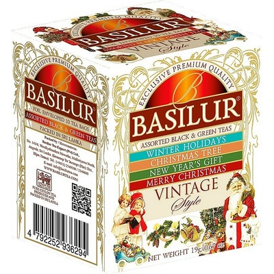 Basilur Vintage Assorted papír 8 x 2 g a 2 x 1,5 g