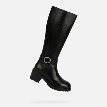 GEOX Черни дамски ботуши Geox Damiana Geox | Cheren | ЖЕНИ | 38