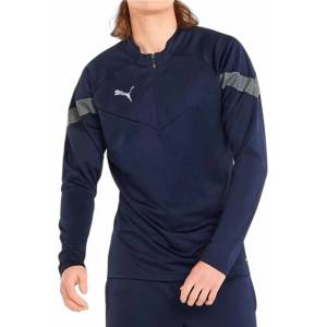 PUMA TeamFinal Training 1/4 Zip Sweatshirt Blue - magazinko
