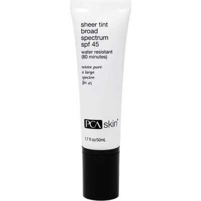 PCA SKIN Тониращ, слънцезащитен крем за лице SPF45 РСА Skin Sheer Tint Sunscreen (21139)