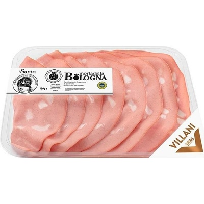 Villani mortadella boloňská la santo měkký salám igp 130 g