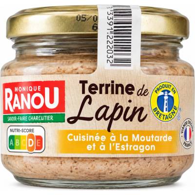 Monique ranou terrine de lapin francouzská králičí terina 180 g