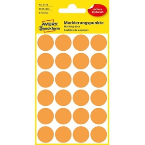 AVERY 3173 18mm 96pcs неонов оранжев маркер (3173)