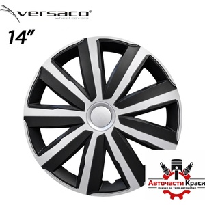 Versaco Тасове за джанти 14'' Versaco Drift Silver/Black (56440)
