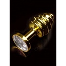 Dolce Piccante Jewellery Ribbed Gold Diamond
