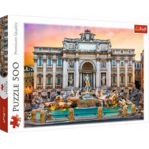 Trefl : Фонтана ди Треви, Рим - пъзел 500 части (37292)