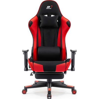 Sracer R7 s područkami a podnožkou nosnost 130 kg černá-červená