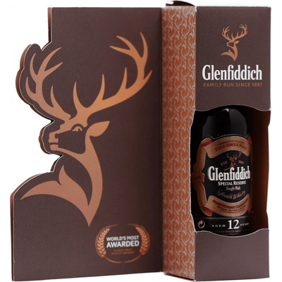 Glenfiddich 12y 40% 0,05 l (holá láhev)