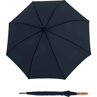 Knirps Timber Stick Automatic Navy
