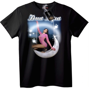 NOONEBRAND Тениска Dua Lipa Лунна Люлка - XL, Black