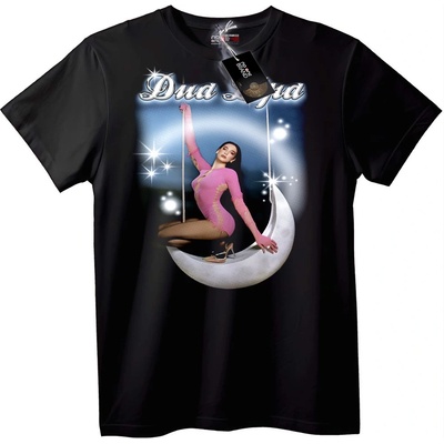 NOONEBRAND Тениска Dua Lipa Лунна Люлка - XL, Black