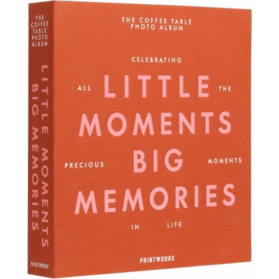 Printworks Fotoalbum LITTLE MOMENTS BIG MEMORIES, oranžová