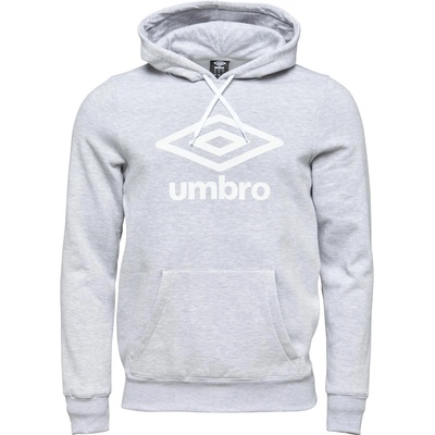 Umbro Large Logo Hoodie Essentials sivá