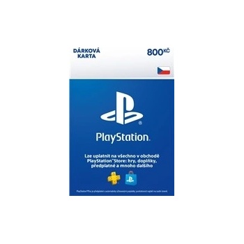 PlayStation Store predplatená karta 800 Kč