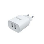 YENKEE YAC SE 224 МРЕЖОВ КОННЕКТОР, 12W, 2 USB-A, БЯЛ (YAC SE 224)