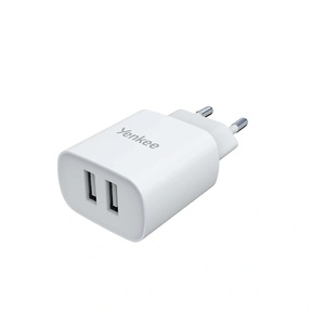 YENKEE YAC SE 224 МРЕЖОВ КОННЕКТОР, 12W, 2 USB-A, БЯЛ (YAC SE 224)