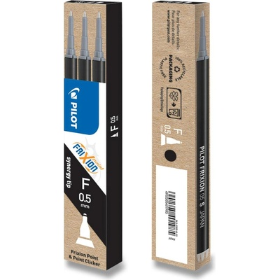 Pilot Frixion Point 05 černá 3 ks