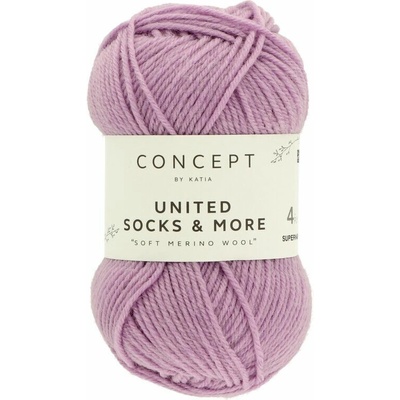 Concept by Katia United Socks & More 10 fialová