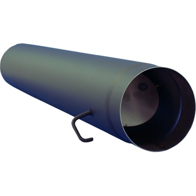 Kovoblesk Trubka kouřová s klapkou 150mm / 1m, tl. 1,5mm 3011492 – Zboží Dáma