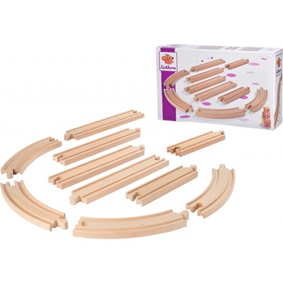 Bigjigs Moja prvá vláčiková dráha 20 dielov